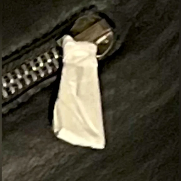 MAJE NWT Women’s Black Leather Jacket.Size 36 (4) - Picture 8 of 8